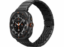 Řemínek z uhlíkových vláken Pitaka, černý - Galaxy Watch, Galaxy Watch Ultra