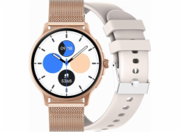 DÁMSKÉ HODINKY SMARTWATCH GRAVITY GT12-5 PRO VÝMĚNU ŘEMÍNEKU NA HLAVNÍM OBRÁZKU NA ŠEDOU