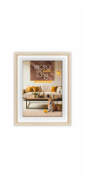 ZEP Bologna cream          13x18  Holz Bilderrahmen         BG657C