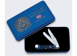 LionSteel Knives Zavírací nůž Case Masonic Trapper SS Blue Bone