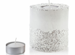 Affek Design SVÍČKA LATERNA VÁLCOVÁ 120X120 DIAMOND WHITE