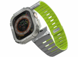 SKINARMA Řemínek + pouzdro Gemini pro Apple Watch 49mm, noční záře