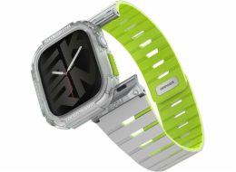 SKINARMA Řemínek + pouzdro Gemini pro Apple Watch 42mm, noční záře