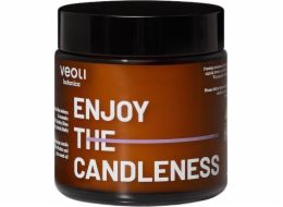 Veoli Botanica Enjoy The Candleness veganská masážní svíčka se 40% bambuckým máslem a olejem ze švestkových jader 100ml