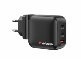 Verbatim Mini GaN Charger 100W 3Port US/EU/UK ADP         32230