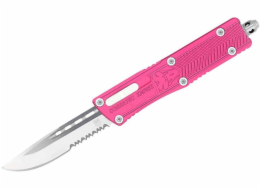 TOGO CobraTec Small Sidewinder Pink Drop Serrated Nůž