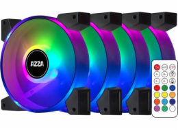 Azza Čtyřdílný ventilátor Hurricane II ARGB (FNAZ-12DRGB2-241)
