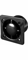 AWENTA Černý koupelnový ventilátor KWS100CZ