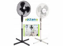 Volteno STALOVÝ VENTILÁTOR BÍLÝ 40CM KŘÍŽOVÁ PODSTAVA