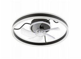 Lamkur Apollo 49915 stropní ventilátor stropní lampa 1x38W LED 3000K 4000 lm černá
