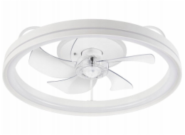 Lamkur Stropní lampa Fargo 49885 s ventilátorem 1x37W LED 3000K 4000 lm bílá