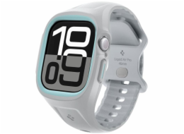 Spigen Liquid Air Pro - řemínek s pouzdrem pro Apple Watch 10 46mm (šedý)