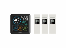 KIENZLE Radio DCF Weather Station with 3 outdoor sensors