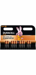 1x10 Duracell Plus Power Boost Micro MN2400 AAA LR03 1,5V