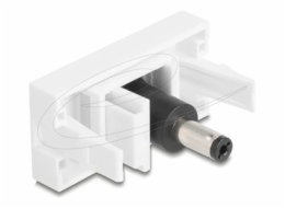 Delock&nbsp;-&nbsp;Adaptér&nbsp;napájení&nbsp;-&nbsp;DC&nbsp;jack&nbsp;5,5&nbsp;x&nbsp;2,5&nbsp;mm&nbsp;(F)&nbsp;do&nbsp;DC&nbsp;jack&nbsp;5,5&nbsp;x&nbsp;2,1&nbsp;mm&nbsp;(M)&nbsp;-&nbsp;bílá