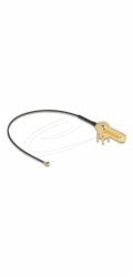 Delock - Kabel antény - SMA se zdírkami (female) montážní deska do MHF I s piny (male) rovné - 15 cm - koaxiál - šedá