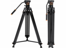 Kf Profesionální stativ pro natáčení videa Tripod + fluidní hlava / K&f Kf09.121