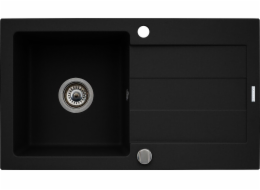 Pyramis Dřez Granitový dřez Next 76x44 1B1D Karbon