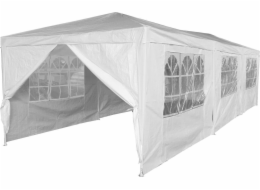 Saska Garden Saska Zahradní pavilon, altán, zahradní stan, catering, pe 9x3m + 8 stěn, bílý