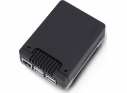 Argon40 Argon NEO 5 M.2 NVMe PCIe skříň pro Raspberry Pi 5 - s ventilátorem a chladičem - hliník - černá