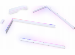 Phanteks Sada Phanteks NV5 Premium DRGB + napájecí hub, 3x pro vnější rám, 1x kryt kabelu základní desky - bílý