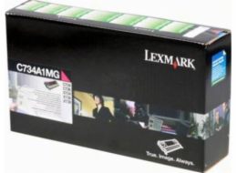 Lexmark Originální purpurový toner C734A1MG (0C734A1MG)