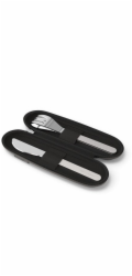 Monbento Sada cestovních příborů MB-Slim Nest Black