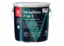 BARVA METALLISTA 2V1 A POLOMATNÁ, BÍLÁ 2,7L