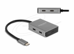 Delock - Rozbocovac - 10 Gbps, s konektorem USB-C - 4 x USB-C 3.2 Gen 2 - desktop