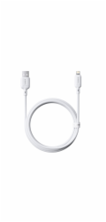 Kabel Baseus Silky USB/Lightning 1m 2.4A bílý