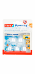 Tesa Powerstrips Deco Haken transparent 200g 5 Stück 58900