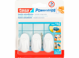 Tesa Powerstrips Haken 57533 oval weiß