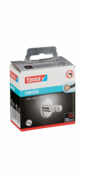 Tesa Smooz Klebehaken 40318 verchromt, rundes Design