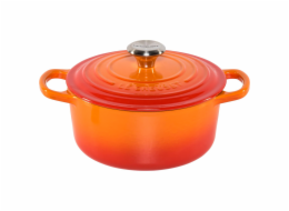 Le Creuset Signature Bräter rund 18 cm ofenrot