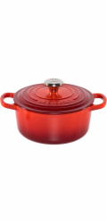 Le Creuset Signature Cast Iron Round Casserole 18 cm red