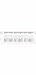Alantec&nbsp;PK028&nbsp;patch&nbsp;panel&nbsp;1U