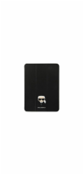Karl Lagerfeld Metal Saffiano Pouzdro pro iPad Pro 12.9 (2021) Black Stylové pouzdro určené pro notebook/tablet. Precizní provedení a stylový vzhled jsou přednostmi výrobků Karl Lagerfeld. Značkové p