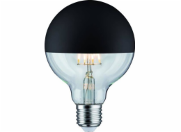 Paulmann LED žárovka G95 zrcadlová 6W 230V 520lm E27 2700K matná černá stmívatelná