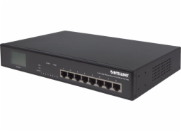 Intellinet Network Solutions Přepínač GIGABIT 8xRJ45 / 4x PoE, LCD displej (561310)