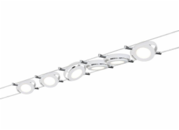 Paulmann RoundMac LED DC 6x4W kabelový systém matně bílý 230V/12V DC 36VA kovový