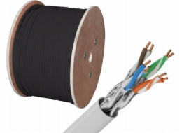 Alantec Kabel U/FTP Cat.6A, venkovní, s gelovou výplní, 4x2x23AWG 500m (10Gb/s), ALANTEC