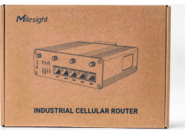 MILESIGHT Router UR35 Průmyslový LTE router s Wi-Fi PoE a GPS 5* 10/100 Mbps (1*WAN + 4*LAN) Zesílené hliníkové pouzdro Dual Sim 2* RS485 DI DO TCP UDP Modbus MQTT