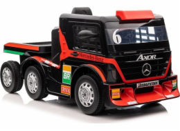 Lean Cars Mercedes auto na baterie + návěs XMX622B červený LCD