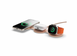 Satechi Qi2 OntheGo 3-in-1 Wireless Charger - Desert Rose