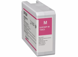 Epson SJIC55(M): INKOUSTOVÁ KAZETA PRO COLORWORKS CW-D6500/D6000-MAGENT