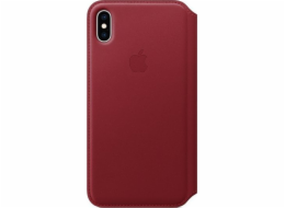 Apple Kožené pouzdro na iPhone XS Max (PRODUKT) ČERVENÉ