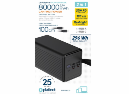 Platinet Powerbanka 80000 mAh 20W PD [46015]