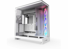 Nzxt Skříň H9 FLOW RGB (2025) MIDI TOWER s okénkem, bílá