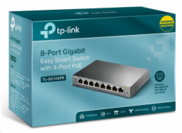 TP-Link TL-SG108PE [8-portový gigabitový Easy Smart switch se 4 PoE porty]