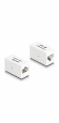 Delock - Sítový propojovací kabel - RJ-45 (F) do RJ-45 (F) - UTP - CAT 6a - bílá